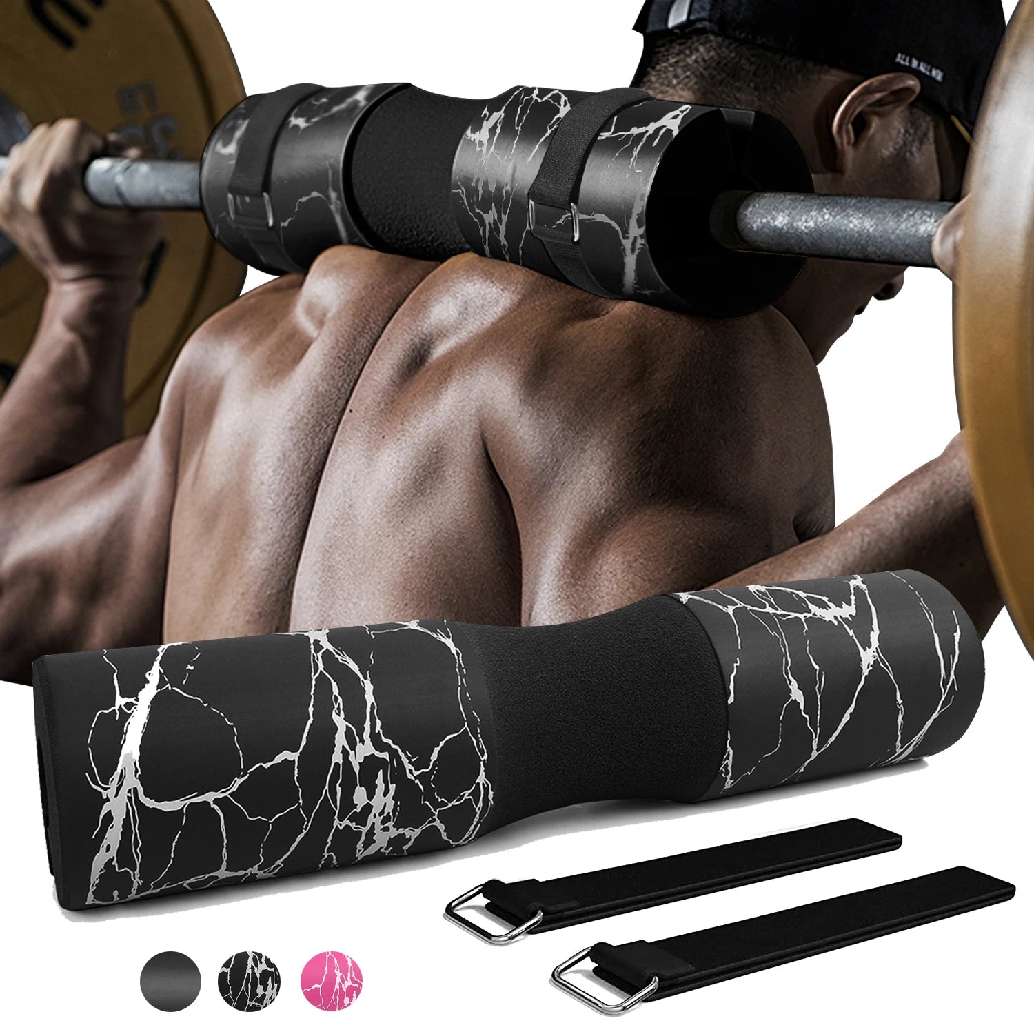 Barbell Squat Pad – Foam Neck & Shoulder Support for Squats, Lunges, Hip Thrusts
